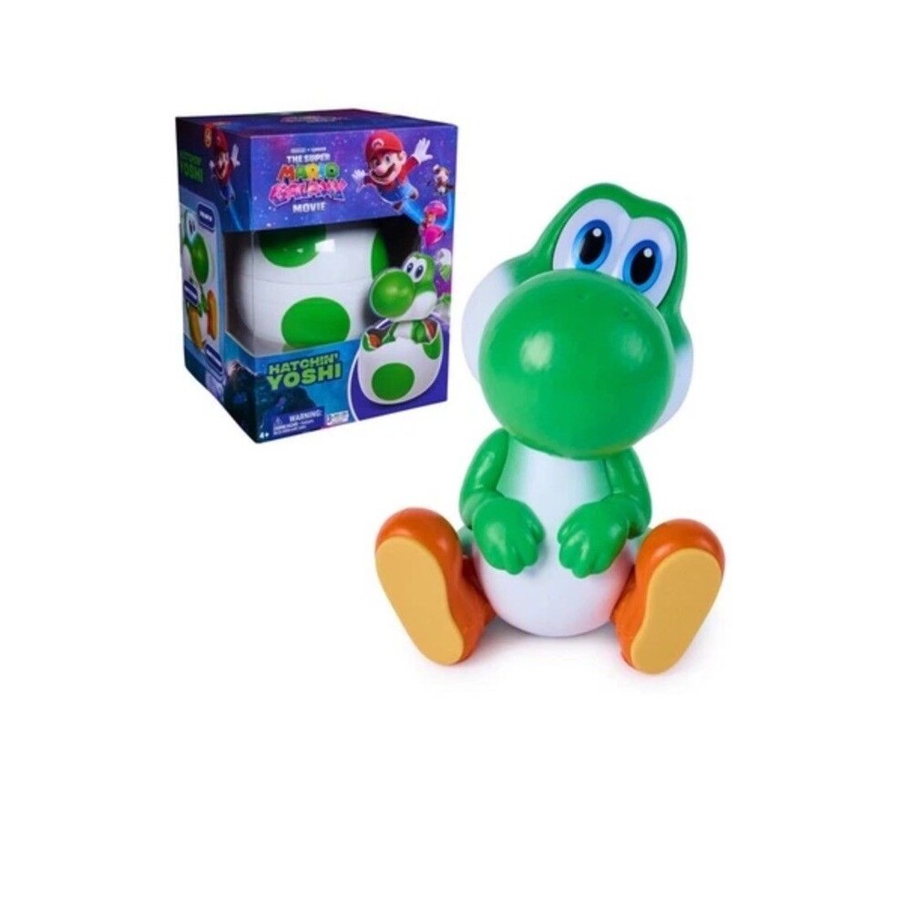Hatchin' Yoshi from The Super Mario Galaxy Movie, Interactive Yoshi Figure
